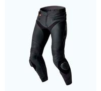 Pantaloni da moto RST S1 D30 da uomo in pelle a gamba lunga - nero/nero
