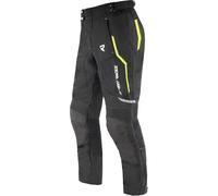 Pantaloni da moto Street Racer Flex Air neri-giallo fluo - 2a qualità - II. qualità 2XL