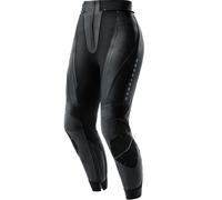 Pantaloni da motociclista in pelle da donna Rebelhorn Diva neri W44/L30