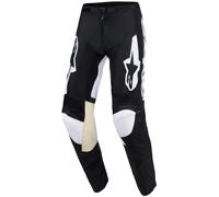 Pantaloni da motocross Alpinestars Racer Air Riway neri-bianchi 30