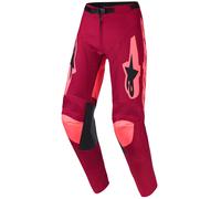 Pantaloni da motocross Alpinestars Racer Riway rosso scuro-corallo 34