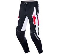 Pantaloni da motocross Alpinestars Supertech Pro Vista neri-rossi-bianchi 36