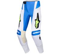 Pantaloni da motocross Alpinestars Techstar Knif blu-nero-giallo fluo 32