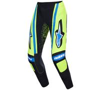 Pantaloni da motocross Alpinestars Techstar Nomur blu scuro-giallo fluo-blu 32