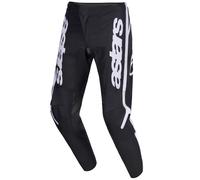 Pantaloni da motocross per bambini Alpinestars Fluid Apex neri-grigi 28
