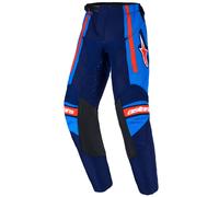 Pantaloni da motocross per bambini Alpinestars Racer Nomur Blu scuro-Arancione-Nero 18