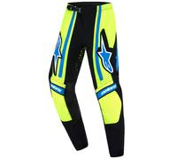Pantaloni da motocross per bambini Alpinestars Techstar Nomur Blu scuro-Giallo fluo-Blu 28