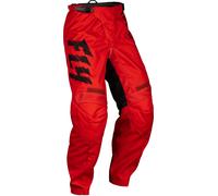 Pantaloni da motocross per bambini FLY Racing F-16 Rosso-Nero-Grigio 22