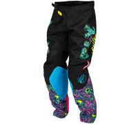 Pantaloni da motocross per bambini FLY Racing - USA Kinetic Mutant nero-multicolore 24
