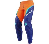 Pantaloni da motocross per bambini Shot Draw Daytona arancioni 8/9