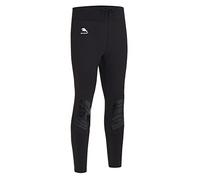 Pantaloni da muta da uomo, 2 mm, in neoprene, pantaloni lunghi per nuoto, immersioni, snorkeling, vela, surf (L, nero)