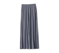 Pantaloni da notte da donna, taglie grandi, in cotone, lunghi da donna, per il tempo libero, eleganti pantaloni da yoga, a vita alta, pantaloni rilassanti alla gamba larga, pantaloni da jogging con