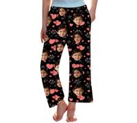 Pantaloni da Notte Lunghi Moda Ragazze con Tasche Comodi Casual per Bambine (Black-e, 9-10Years)