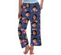 Pantaloni da Notte Lunghi Moda Ragazze con Tasche Comodi Casual per Bambine (Navy-e, 9-10Years)