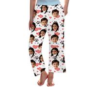 Pantaloni da Notte Lunghi Moda Ragazze con Tasche Comodi Casual per Bambine (White-e, 9-10Years)