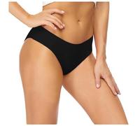 Pantaloni da Nuoto per Il Periodo Biancheria Intima Mestruale a Prova di Perdite Pantaloni da Bagno a Vita Bassa a 4 Strati Costumi da Bagno Senza Perdita per Spiaggia e Piscina Slip Slim (Black, S)