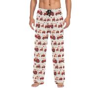 Pantaloni da pigiama da uomo con pantaloni separati, pantaloni da casa per dormire con tasche