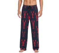 Pantaloni da pigiama da uomo con pantaloni separati, pantaloni da casa per dormire con tasche