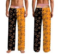 Pantaloni da Pigiama da Uomo con Stampa Divertente per Halloween, Pantaloni | Pantaloni Inverno Trekking Uomo Inverno Scozzesi Termico Polsino Significato Mare Femminili Prezzo Sui Scott