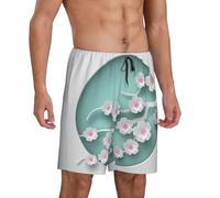 Pantaloni da pigiama da uomo, per la festa della mamma (4), comodi pantaloncini da pigiama da uomo, pantaloncini da pigiama da uomo, Nero, L