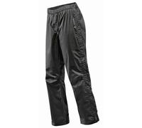 Pantaloni da pioggia con zip completa taglie corte donna VAUDE Fluid Noir