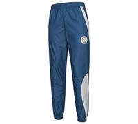 Pantaloni Da Presentazione Manchester City Puma Uomo Premier League Blu Nuovi