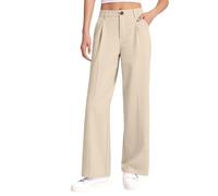 Pantaloni da ragazza Uniforme scolastica Gamba larga Pantaloni lunghi Adolescenti Bambini Vita Alta Baggy Suit Pantaloni con Tasche Estate Alla Moda Fondo Dritto Alla Moda Pantaloni Carini Vestiti