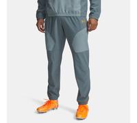 Pantaloni da riscaldamento Under Armour Challenger da uomo Jasper Blu / Squad Arancione XL
