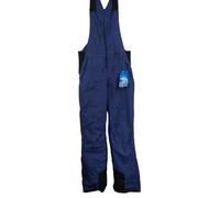 Pantaloni Da Sci Donna Con Bavaglino Completo Blu Profondo - XS