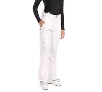 Pantaloni da sci Kilpi Dione da donna, bianco 40(L)