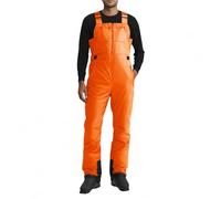 Pantaloni da sci per uomo e donna, impermeabili, antivento, per l'inverno, con calda imbottitura, per lo sci, per lo snowboard, 01-zafferano, XL