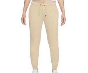 Pantaloni da tennis da donna Nike NSW Essential Pant Regular Fleece W - Beige (L)