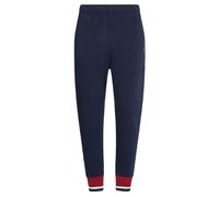 Pantaloni da tennis da donna Tommy Hilfiger Relaxed Global Stripe Pant - desert sky - Blu, Turchese (S)