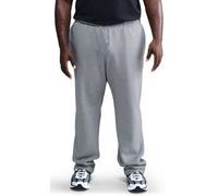 Pantaloni da tennis da uomo Nike Club Open-Hem Fleece - dark grey heather/lt smoke grey/white - Grigio (L)