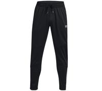 Pantaloni da tennis da uomo Under Armour Men's UA Tricot Track Pants - black/white - Nero (S)