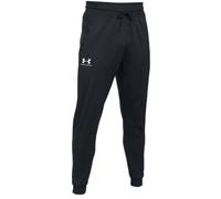Pantaloni da tennis da uomo Under Armour Tricot Jogger M - black/white - Nero (S)
