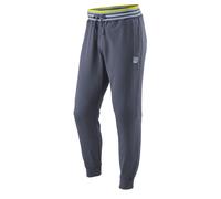 Pantaloni da tennis da uomo Wilson Script Eco Cotton Jogger - india ink - Grigio (S)