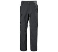 Pantaloni da trekking convertibili Helly Hansen ELV LIGHT ZIP OFF PANT (EBONY) Uomo XXL