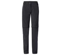 Pantaloni da trekking da donna Vaude Farley Stretch ZO T-zip Pants III (nero) 38-long