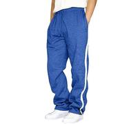 Pantaloni da trekking da uomo da passeggio da uomo, pantaloni da allenamento oversize, comodi pantaloni da jogging elastici in vita, pantaloni della tuta larghi rilassati leggeri con coulisse Xs-5XL