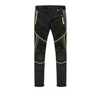 Pantaloni da trekking da uomo, impermeabili, da ciclismo, da uomo, per autunno, inverno, per attività all'aperto, ad asciugatura rapida, unisex, da trekking, resistenti all'usura, slim fit, verde, 3XL