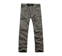 Pantaloni da trekking da uomo leggeri pantaloni cargo da uomo elastico in vita pantaloni da trekking ad asciugatura rapida pantaloni convertibili cargo traspiranti pantaloni da esterno arrampicata