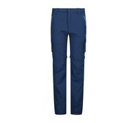 CMP - Boy's Zip Off Pant 4-Way Stretch - Pantaloni da trekking 140 blu