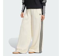 Pantaloni da tuta larghi Adicolor Satin Cream White / Black 42