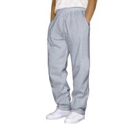 Pantaloni da Tuta Uomo Comodi Sportivi Larghi Casual Lunghii Jogging Felpati Tinta Unita Trousers Autunno Invernali