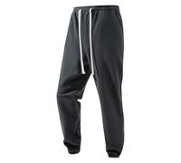 Pantaloni da uomo Autunno Inverno Foderati in Pile di Lana Velour Gamba Dritta Pantaloni a Gamba Lunga Pantaloni Pantaloni Uomo 2025, B-960 Grigio, M