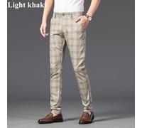 Pantaloni Da Uomo Caro A Righe Dritti Per Costume Negozio Ufficio