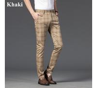 Pantaloni Da Uomo Caro A Righe Dritti Per Costume Negozio Ufficio