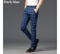 Pantaloni Da Uomo Caro A Righe Dritti Per Costume Negozio Ufficio