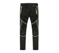 Pantaloni da uomo in cotone con cuciture a contrasto e utilità P | ockets, vita media Pull On Plain Weave Design per passeggiate, escursioni e uso quotidiano; cinque opzioni di colore mostrate
